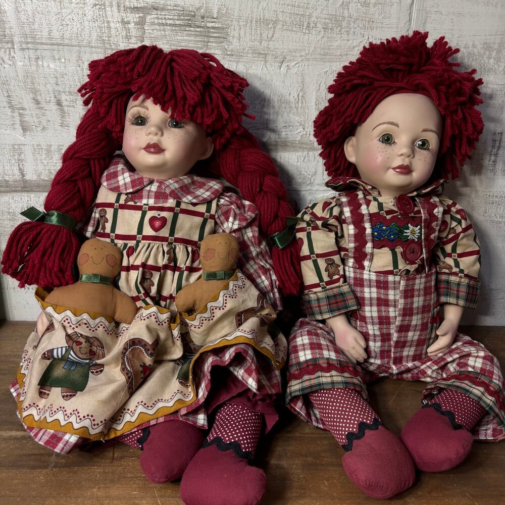 Marie Osmond Porcelain Hansel & Gretel Dolls